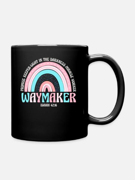 Wegweiser, Versprechenshüter, Wundertäter - Tasse einfarbig - Schwarz