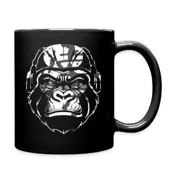 Gorilla Camo Style - Full Colour Mug - black - Right