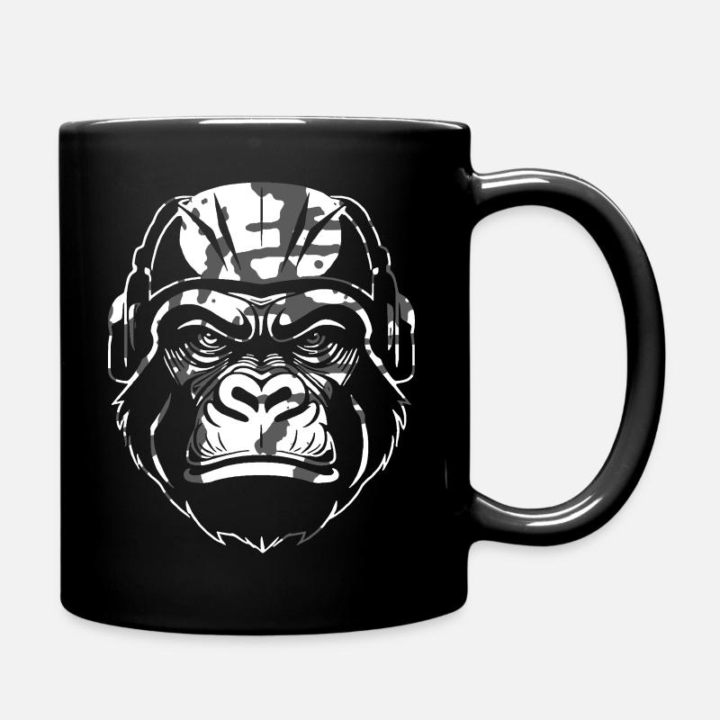 Gorilla Camo Style - Full Colour Mug - black