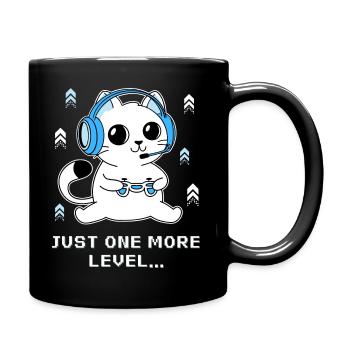 Nur noch eine Ebene - Tasse einfarbig - Schwarz - Rechts