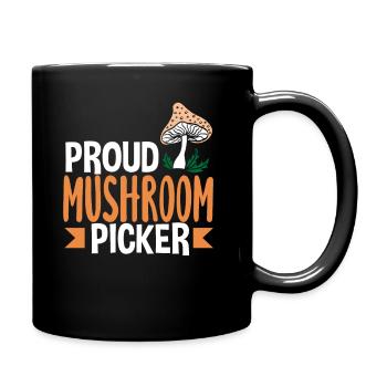 Fier cueilleur de champignons Amateur de champignons - Mug uni - noir - Droite