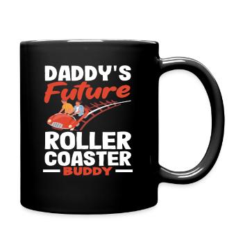Roller coaster Daddy's Future Buddy - Full Colour Mug - black - Right