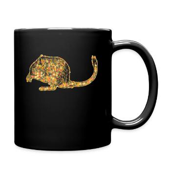 Gerbil Geometric - Full Colour Mug - black - Right