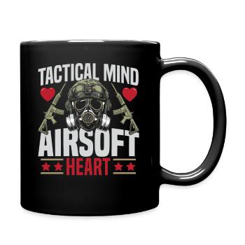 Airsoft Battles BB Guns Skirmish I like Airsoft - Full Colour Mug - black - Right