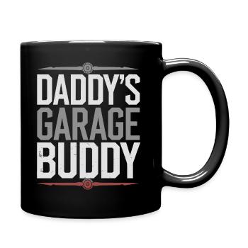 Technology adventure with dad - Full Colour Mug - black - Right