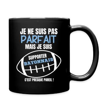 Supporter Bayonnais Rugby - Mug uni - noir - Droite