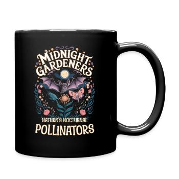 Moths Bats Night Pollinators - Full Colour Mug - black - Right