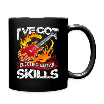 I've Got Electric Guitar Skills - Full Colour Mug - black - Right