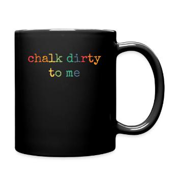 Boulderer Chalk Dirty To Me Bouldern - Tasse einfarbig - Schwarz - Rechts