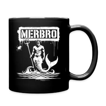 Merbro - Stilvoller Meeresfan - Tasse einfarbig - Schwarz - Rechts