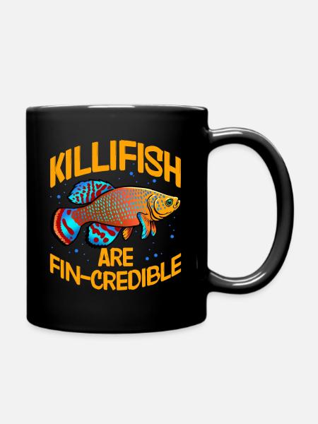 Les killifish sont des poissons exotiques aquascaper crédibles - Mug uni - noir