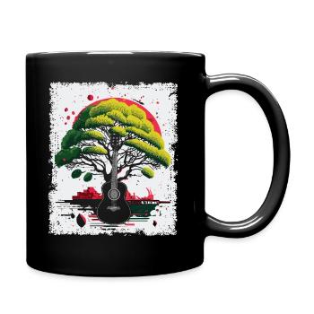 Yggdrasil Nature Musicien Arbre De Vie - Mug uni - noir - Droite