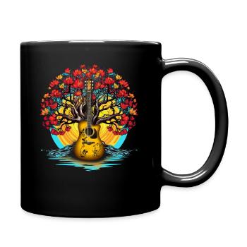 Yggdrasil Nature Musicien Arbre De Vie - Mug uni - noir - Droite