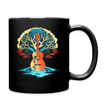 Yggdrasil Nature Musicien Arbre De Vie - Mug uni - noir - Droite