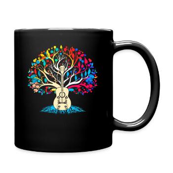 Yggdrasil Nature Musicien Arbre De Vie - Mug uni - noir - Droite