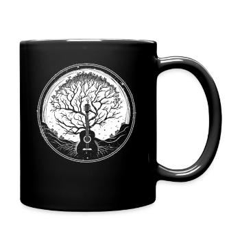 Yggdrasil Nature Musicien Arbre De Vie - Mug uni - noir - Droite
