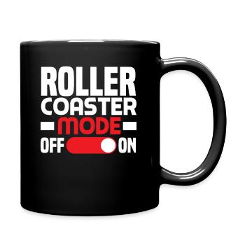 Mode montagnes russes sur l’expérience - Mug uni - noir - Droite