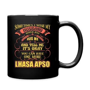 Have One More Lhasa Apso - Full Colour Mug - black - Right