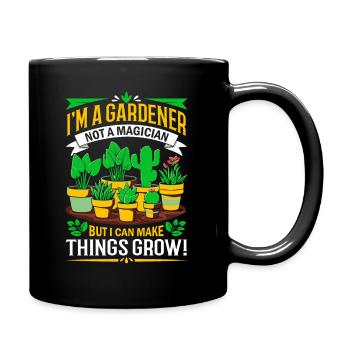 Je suis un jardinier, pas un magicien – mais je peux faire en sorte que la - Mug uni - noir - Droite