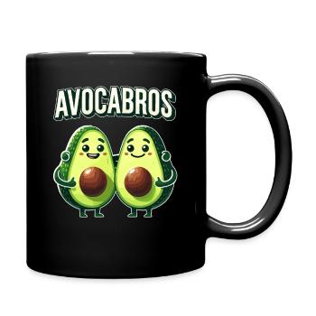 Frères, amis, copains, jumeaux, AVOCABROS - Mug uni - noir - Droite