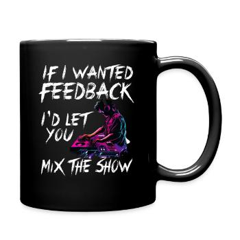 Si je voulais un ingénieur du son en retour - Mug uni - noir - Droite