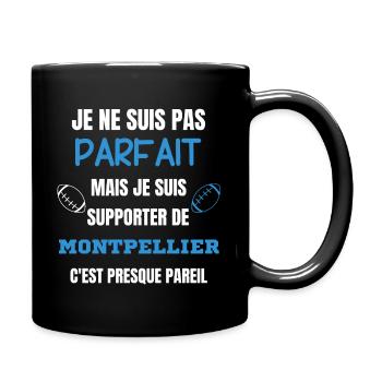 Supporter Parfait Montpellier Rugby - Mug uni - noir - Droite