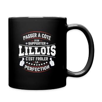 Supporter Lillois - Beau Gosse de Lille - Mug uni - noir - Droite
