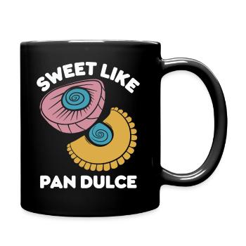Süßes Design für Pan Dulce - Tasse einfarbig - Schwarz - Rechts