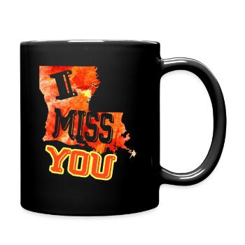 I Miss Louisiana - Full Colour Mug - black - Right