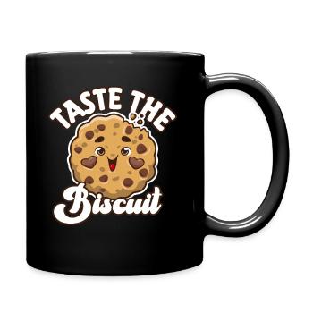 Taste The Biscuit Taste The Goodness - Full Colour Mug - black - Right