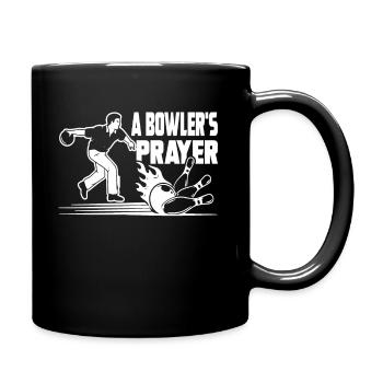 Bowling Bowler's Prayer - Full Colour Mug - black - Right