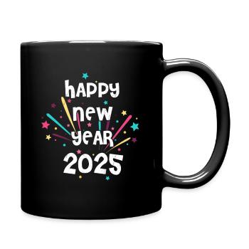 2025 - Tasse einfarbig - Schwarz - Rechts