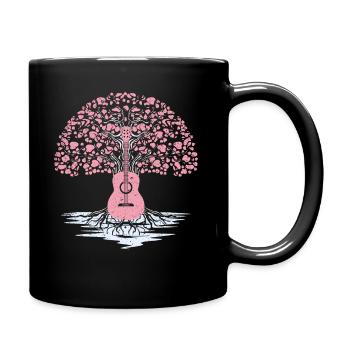 Yggdrasil Musicien de la nature Arbre de vie - Mug uni - noir - Droite