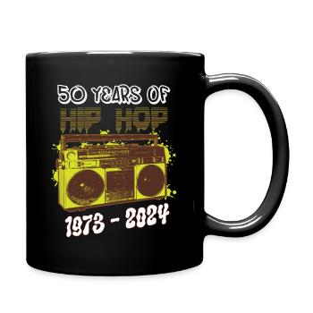 50Years - Tasse einfarbig - Schwarz - Rechts