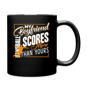 Handball My Handball Boyfriend Scores - Full Colour Mug - black - Right