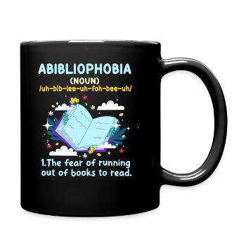 Abibliophobie Rat de bibliothèque Lecture de livres - Mug uni - noir - Droite