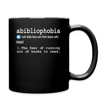 Abibliophobie Rat de bibliothèque Lecture de livres - Mug uni - noir - Droite