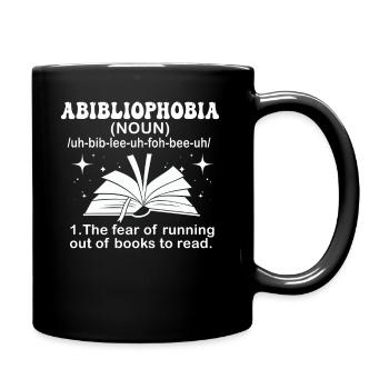 Abibliophobie Rat de bibliothèque Lecture de livres - Mug uni - noir - Droite