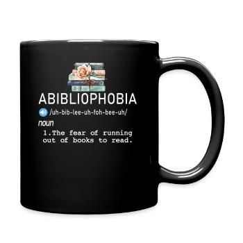 Abibliophobie Rat de bibliothèque Lecture de livres - Mug uni - noir - Droite