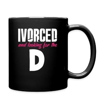Ivoré et à la recherche du divorce - Mug uni - noir - Droite