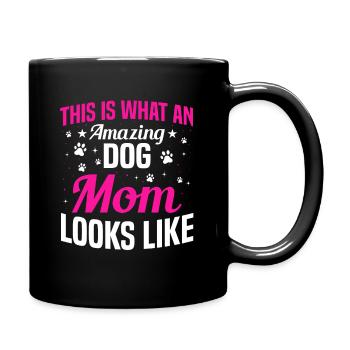 Chien Maman Disant Chien Maman Dictons - Mug uni - noir - Droite