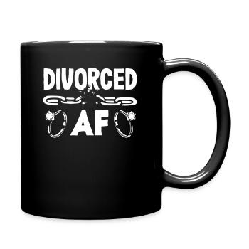 Divorced Embrace Your Freedom Divorce - Full Colour Mug - black - Right