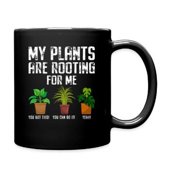 Jardinier amateur de botanique de jardin - Mug uni - noir - Droite