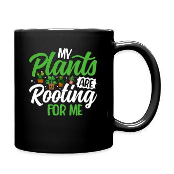 garden allotment hobby gardener - Full Colour Mug - black - Right