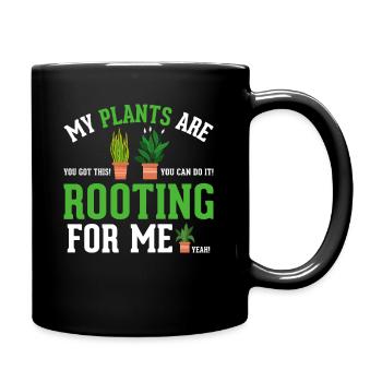 garden allotment hobby gardener - Full Colour Mug - black - Right