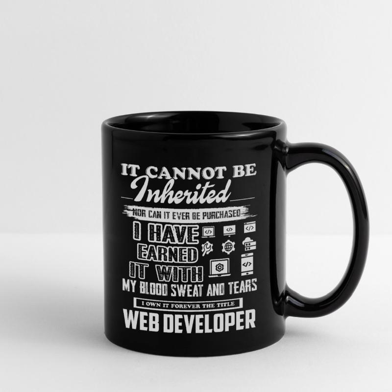 Web Developer Forever The Title Web Developer Full Colour Mug
