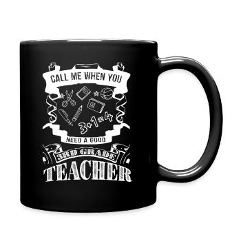 3rd Grade Teacher I am A Good 3rd Grade Teacher - Full Colour Mug - black - Right