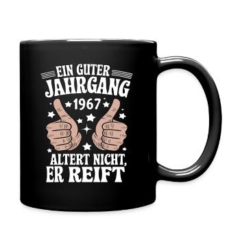 A good vintage 1967 birthday - Full Colour Mug - black - Right