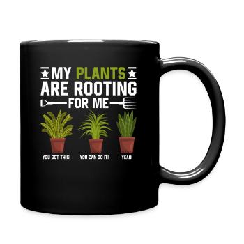 garden allotment hobby gardener - Full Colour Mug - black - Right