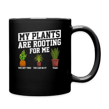 garden allotment hobby gardener - Full Colour Mug - black - Right